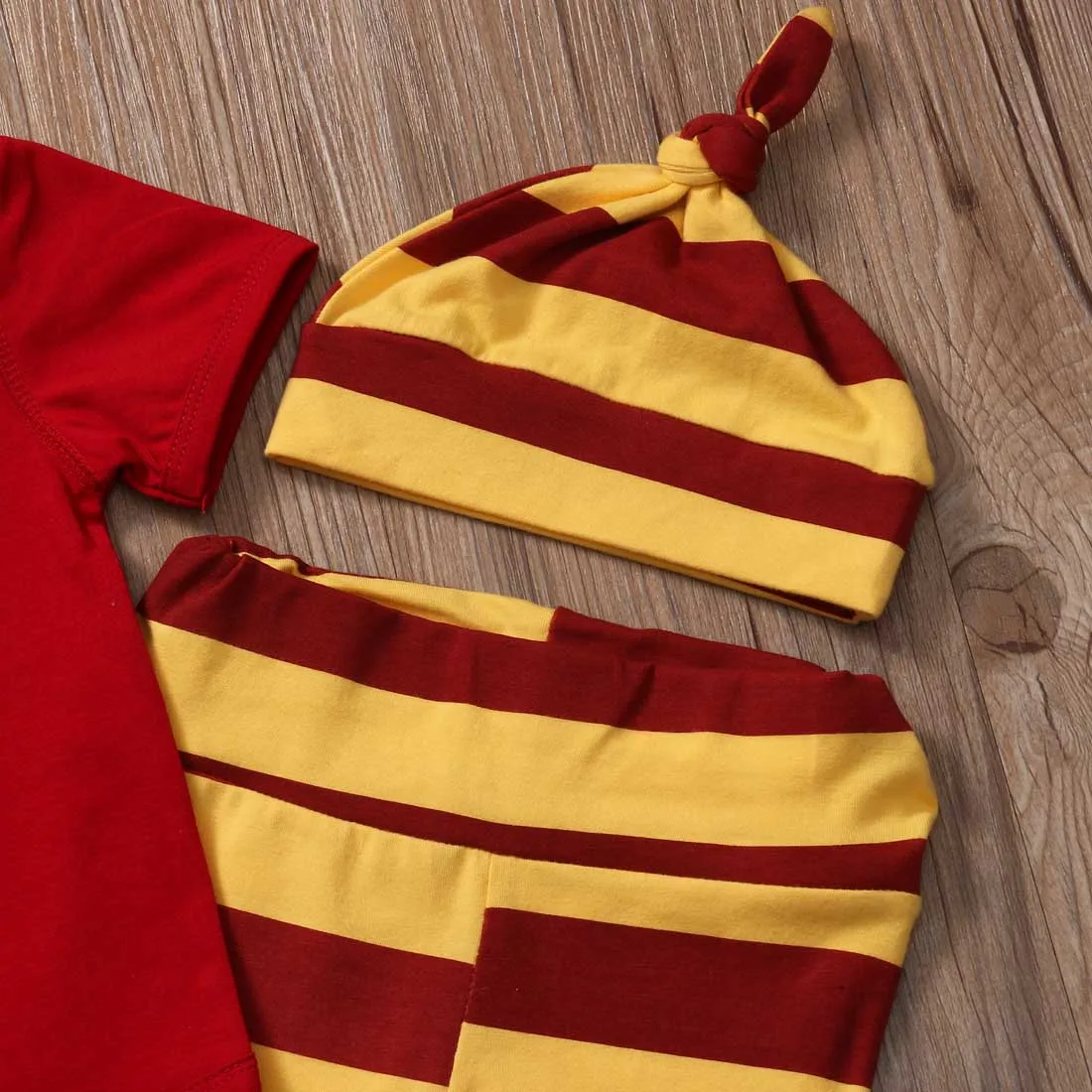 Newborn Baby Boy Girl Clothes Set Halloween Costume Little wizard has arrived Romper+Pants+Hat 3PCS Infant Baby Clothing Outfits