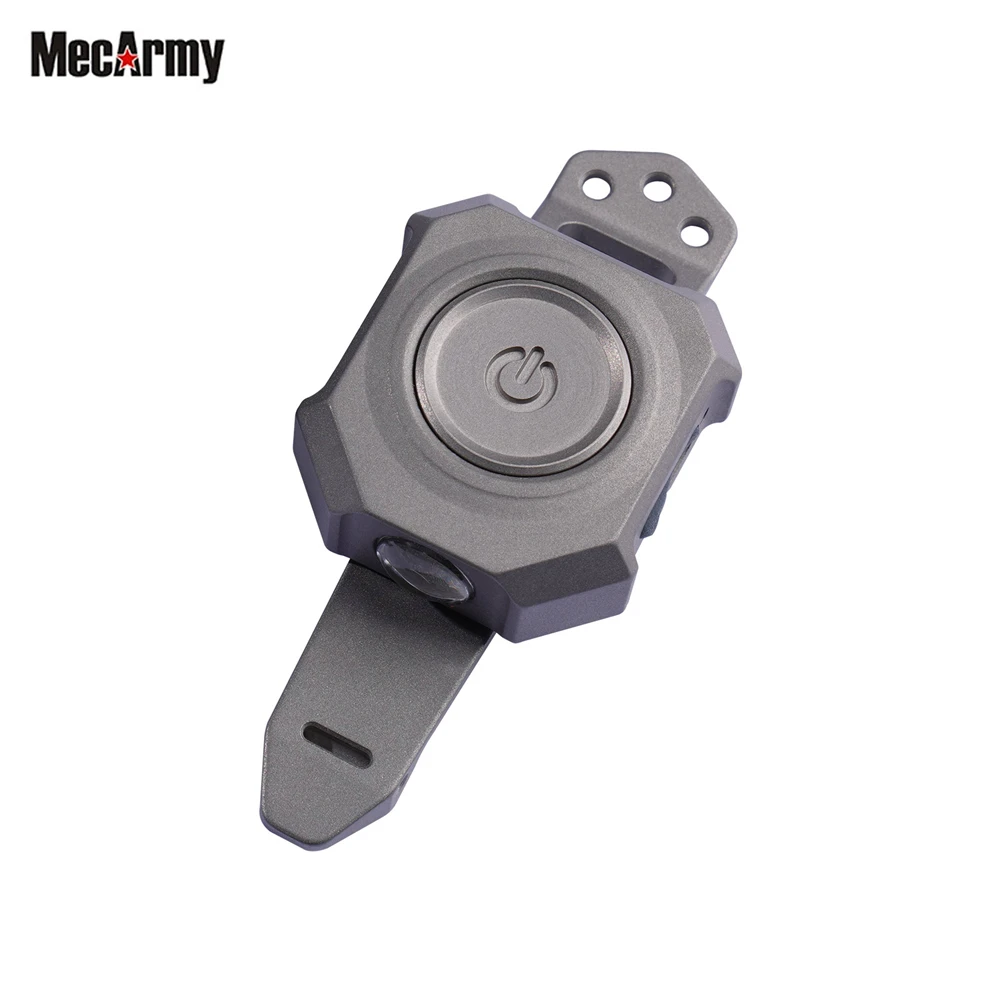 MecArmy CPL3 Knife clip LED titanium Flashlight CREE XP-G2 S4 LED Max 300 lumens  USB Type-C Rechargeable Mini-Light