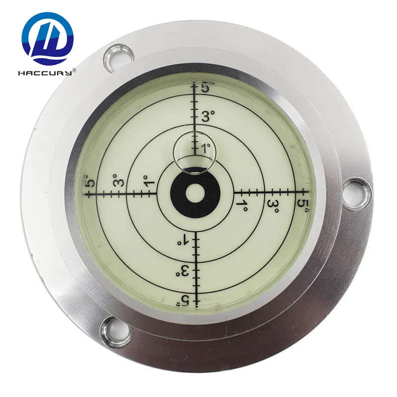 Metal Luminous Crane Heavy Industry Mechanical Spirit Level Bubble Night Vision Circular Universal Level Bubble