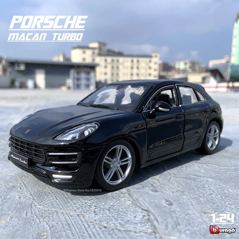 

Bburago 1:24 Porsche MACAN simulation alloy car model die-casting model handicraft decoration collection toy tools gifts