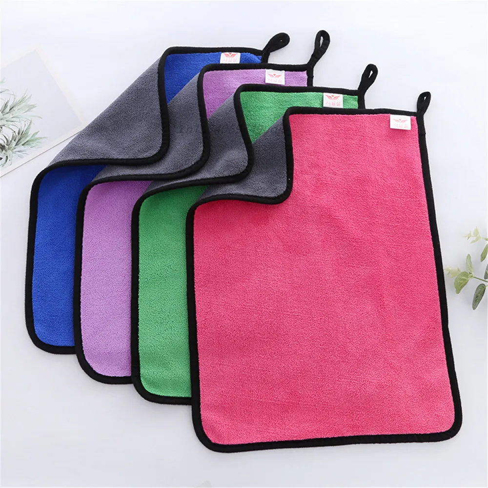 3/5/10PCS Pink Car Wash Microfiber Towel Car Cleaning Paint Care Cloth Detailing Car Styling Wash Towel Cleaning Tools