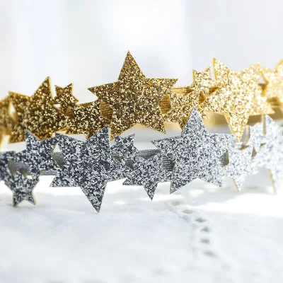 New Hot Gifts shiny star Headband Hair Accessories Hairband girls Headband Hair Accessories Wide