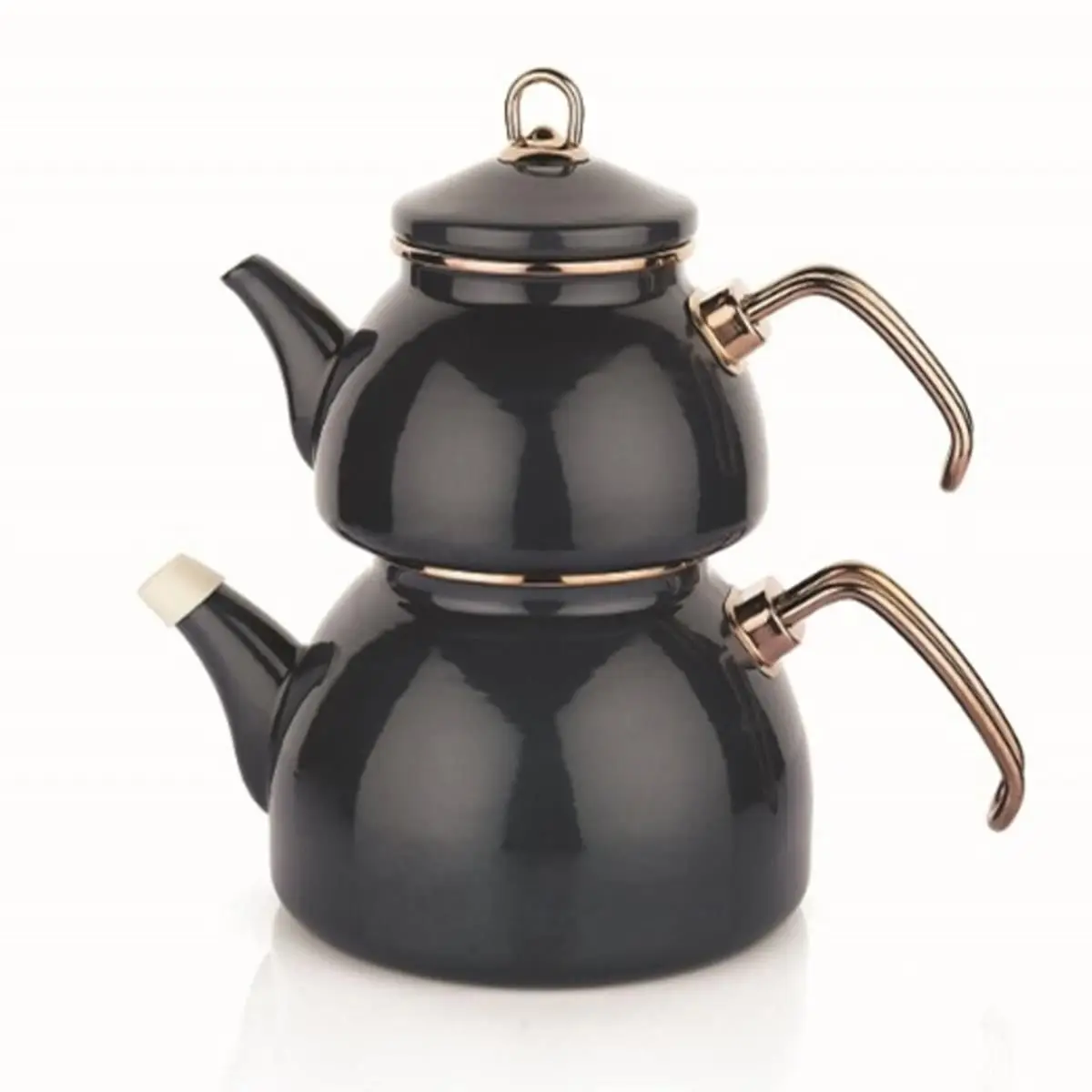 DOLBOVISchafer Kitchenhouse Enamel Teapot Set 3 Piece Smoked mug кружка coffee cup cup اكواب قهوه tazas