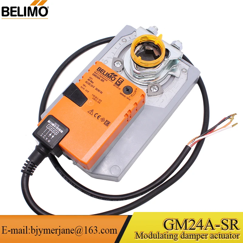 Belimo 40Nm GM24A-SR AC24V DC24V Modulating damper actuator for HAVC with Position feedback