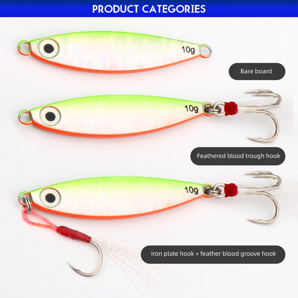 Micro Jig  Jigs Sea Fishing Metal Jig 7G 10G15G20G Shore Casting Jigging Fish Sea Bass Fishing jigs Lure Slow jigging lures