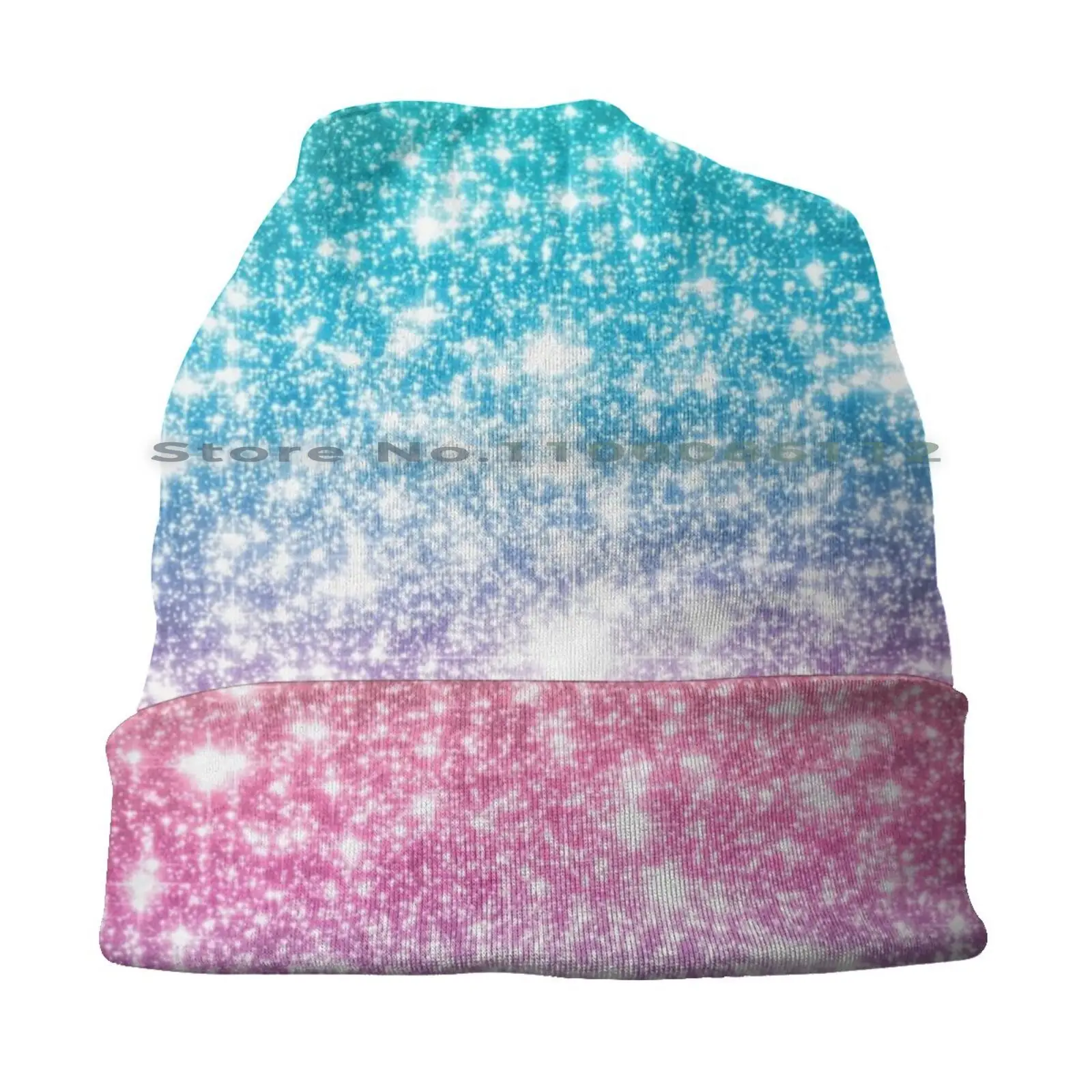 Mermaid Galaxy Sparkle Stars Bucket Hat Sun Cap Sparkle Pink Teal Lavender Blue Turquoise Mermaid Colors Colorful Rainbow Stars