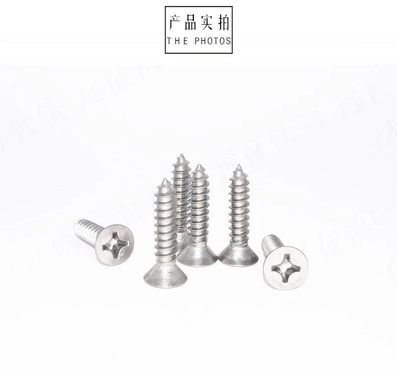 

Titanium Bolt Self-Tapping Screws M3 M4 M5 M6 x6/10/15/20 Flat Cross Head Grade 2 Titanium Screw Ti Fastene GB846 10 pcs