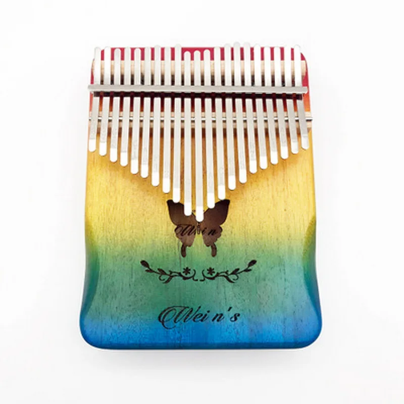 kalimba 21 key butterfly Solid wood Thumb  high quality acacia music instrument girls upgrade handguard finger thumb piano gift