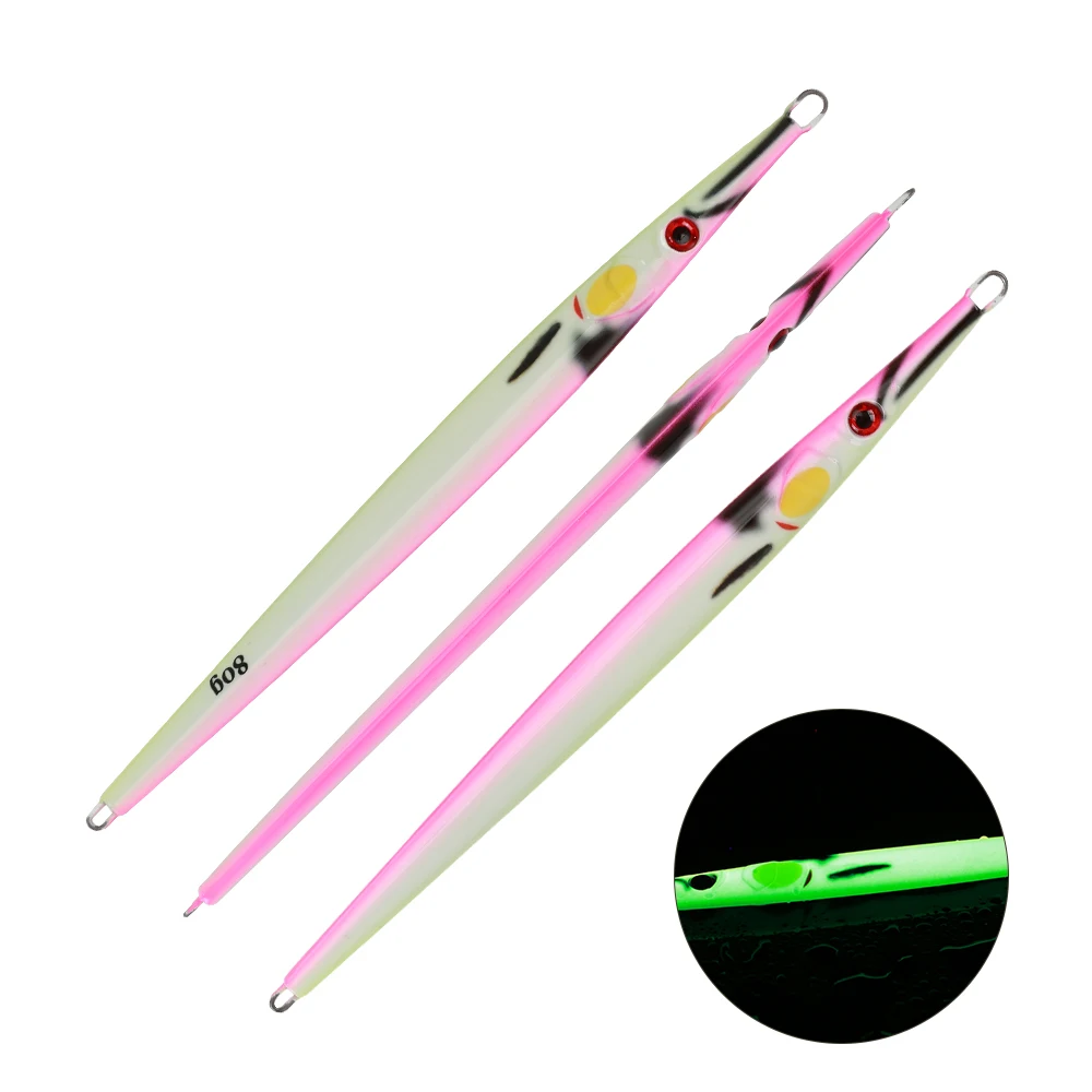 JIGGINGPRO 40g 60g 80g 100g 150g 3D-Druck Nadel Jig Speed Jigs Salzwasser Jigging Köder