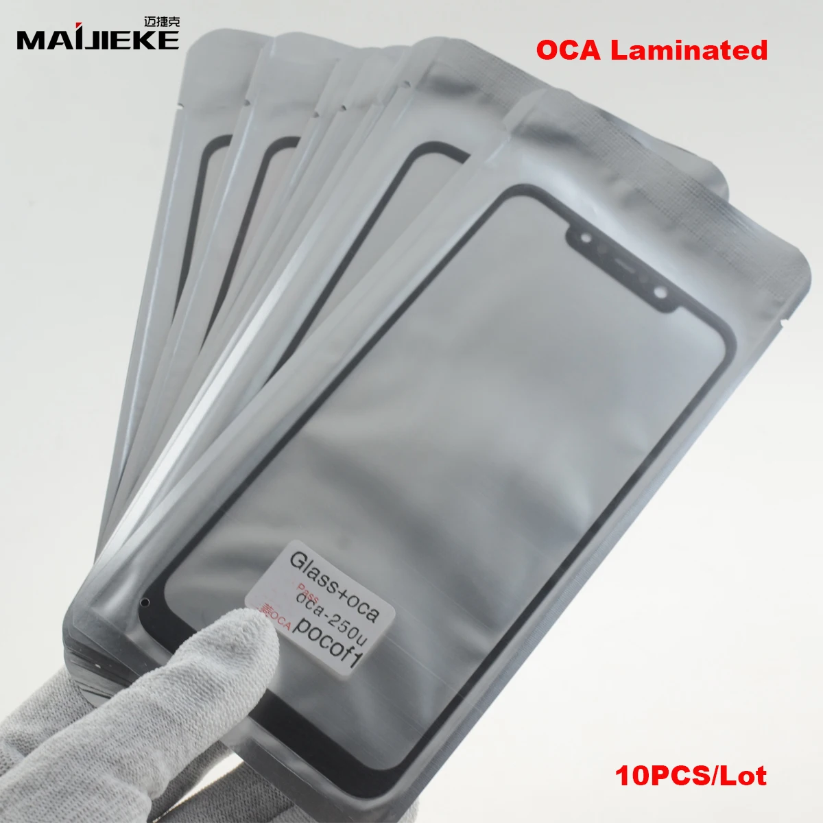 

10PCS Front Outer Glass+OCA glue for Samsung Galaxy A7 2018 A750 J4 J6 plus J610 A6 A8 plus J8+A6+Screen Touch Glass Replacement