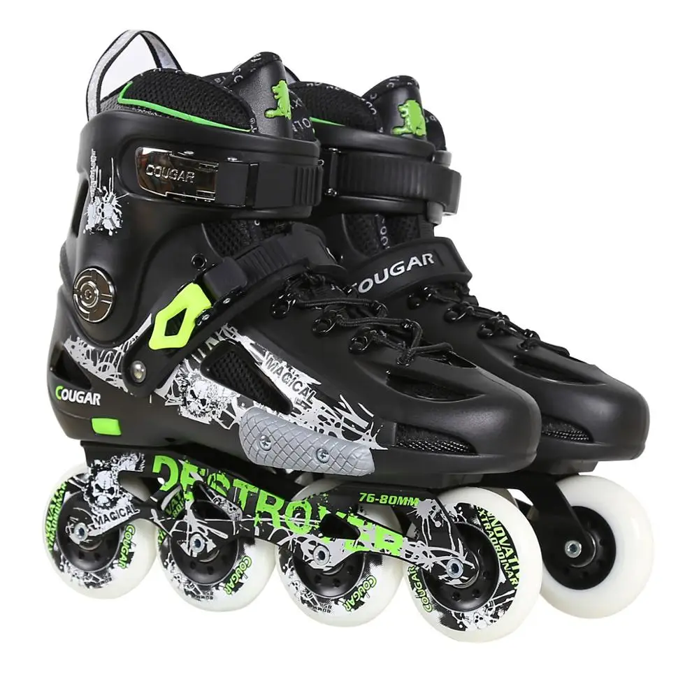 Cougar-patines en línea para niños y adultos, zapatillas de patinaje, originales, Slalom, P7