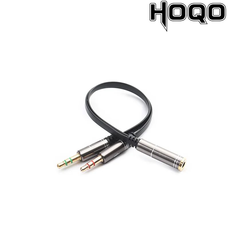 Mobile phone Computer headphone cable conversion line audio splitter 1 minute 2 computer headphone microphone 2 in 1 transfer