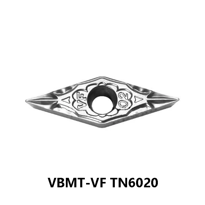 الأصلي 10 قطعة/صندوق VBMT110302 VBMT160402 VF TN6020 VBMT 110302 160402 160404 كربيد إدراج نك تحول أدوات مخرطة القاطع