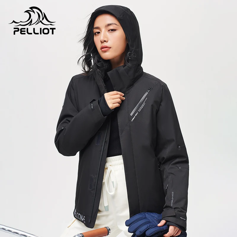 Pelliot women's Ski suit winter Jacket  WaterProof Breathable Thermal Snowboard Out Coat female jacket mont outdoor autumn coat