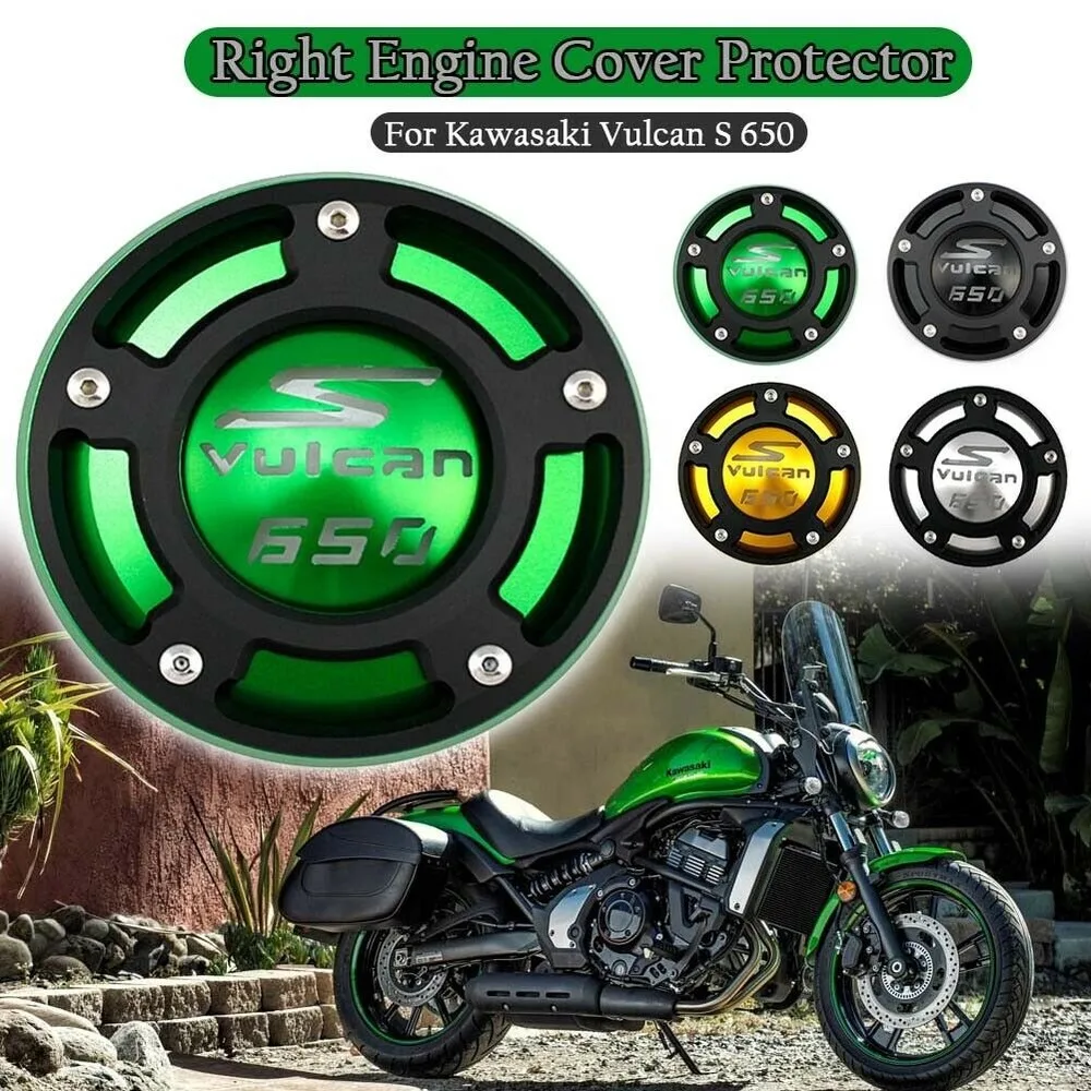 CNC Aluminum Motorcycle Engine Cover Protector Guard Slider Protector Accessories for Kawasaki Vulcan S VN650 EN650 2017-2024