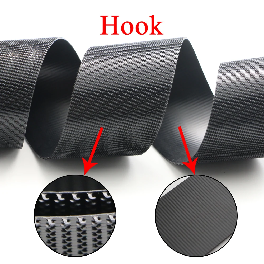 5meter 20-100mm High Quality Strong Non-Adhesive Hook Loop Fastener Tape Strip Nylon Sticker Adhesive for Sewing DIY No Glue