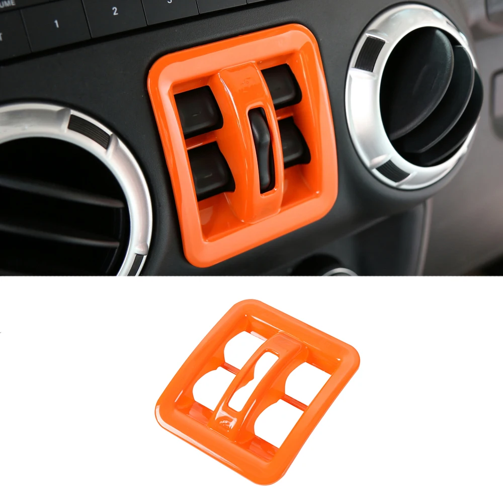 

for Jeep Wrangler JK 2011 2012 2013 2014 2015 2016 2017 Window Switch Button Frame Cover Trim Car Interior Accessory Decoration