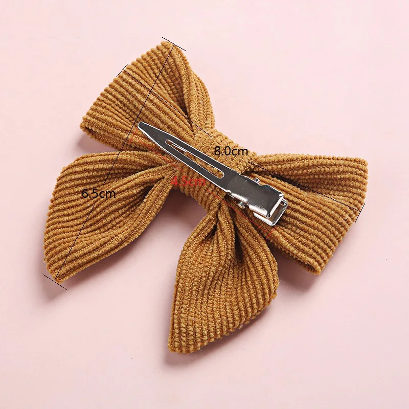 Baby Hair Clips Big Bows Newborn Hair Accessories Candy Color Baby Infant Princess Party Hairpin Children Toddler Barrrette