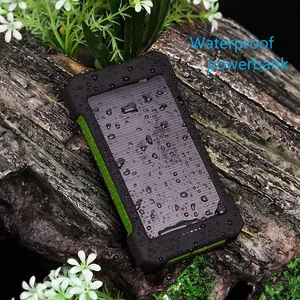 Solar Bank 30000mah externer Akku 2 USB LED PowerBankper Solar Telefon Person Person 11 Hauptverkäufe tragbar 30000 - №10