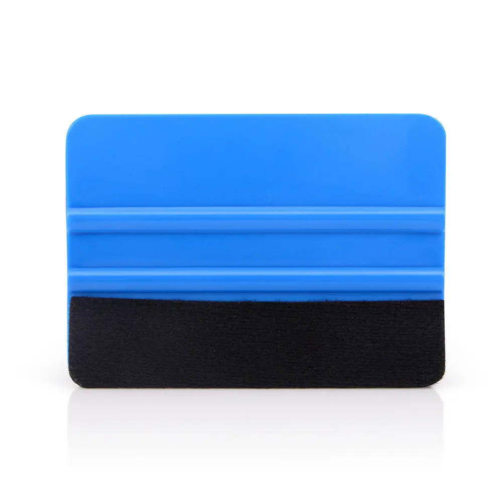 

1Pcs Blue Squeegee Felt Edge Scraper Car Decals Vinyl Wrapping & Tint Tools For Razor Blade Scraper Automatic Film Squeegee Set