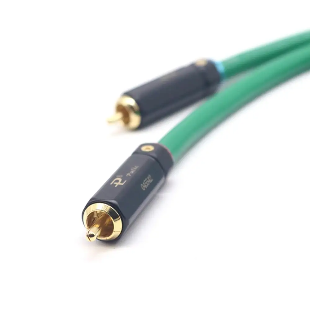 Hifi audio Interconnect cable 2328 Gold-plated 2RCA Cable High Quality 6N OFC HIFI RCA Male to Male Audio Cable