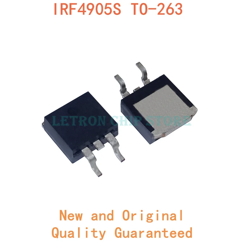 10PCS IRF4905STRLPBF TO-263 IRF4905S TO263 F4905S IRF4905 D2PAK 42A 55V SMD MOSFET new and original IC Chipset