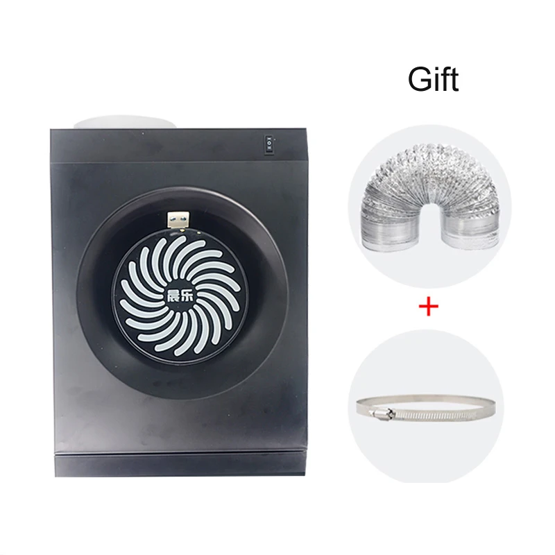 Wall-mounted Exhaust Fan Grease Pump Kitchen Small Side Suction High Suction Easy Installation Range Hood Hoods Kitchen