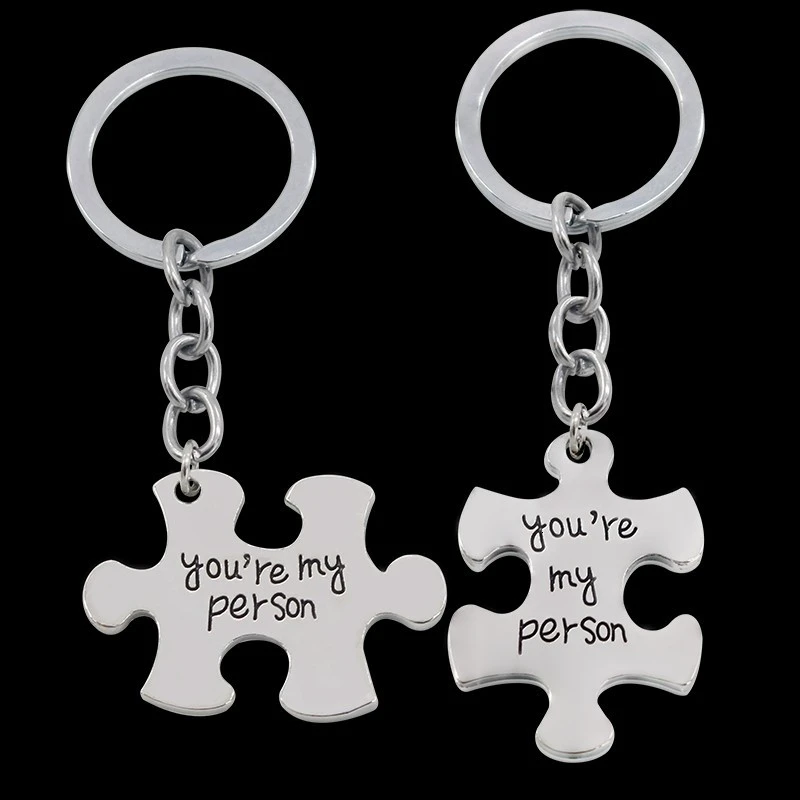 Porte-clés puzzle You're My Mortgage pour couples, porte-clés en alliage, cadeau de bijoux, créatif, bricolage, livraison directe, 2019