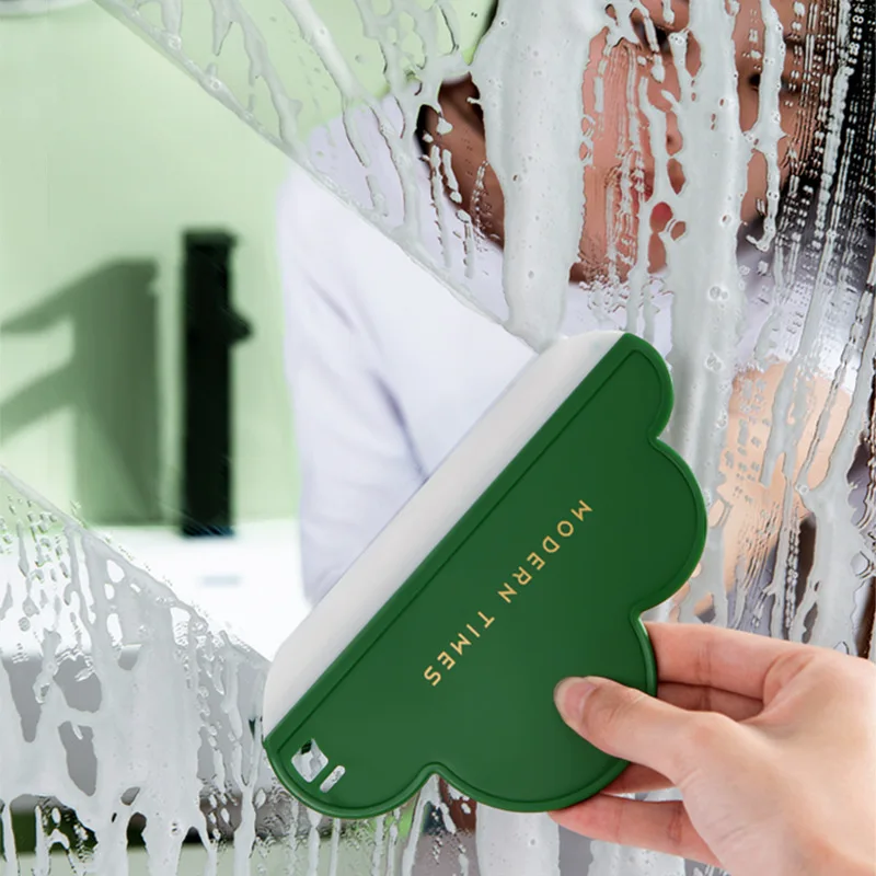 

Multifunction Household Cloud Small Wiper Sink Glass Bathroom Countertop Cleaning Brush Board Mirror Defogging Can Be Hung