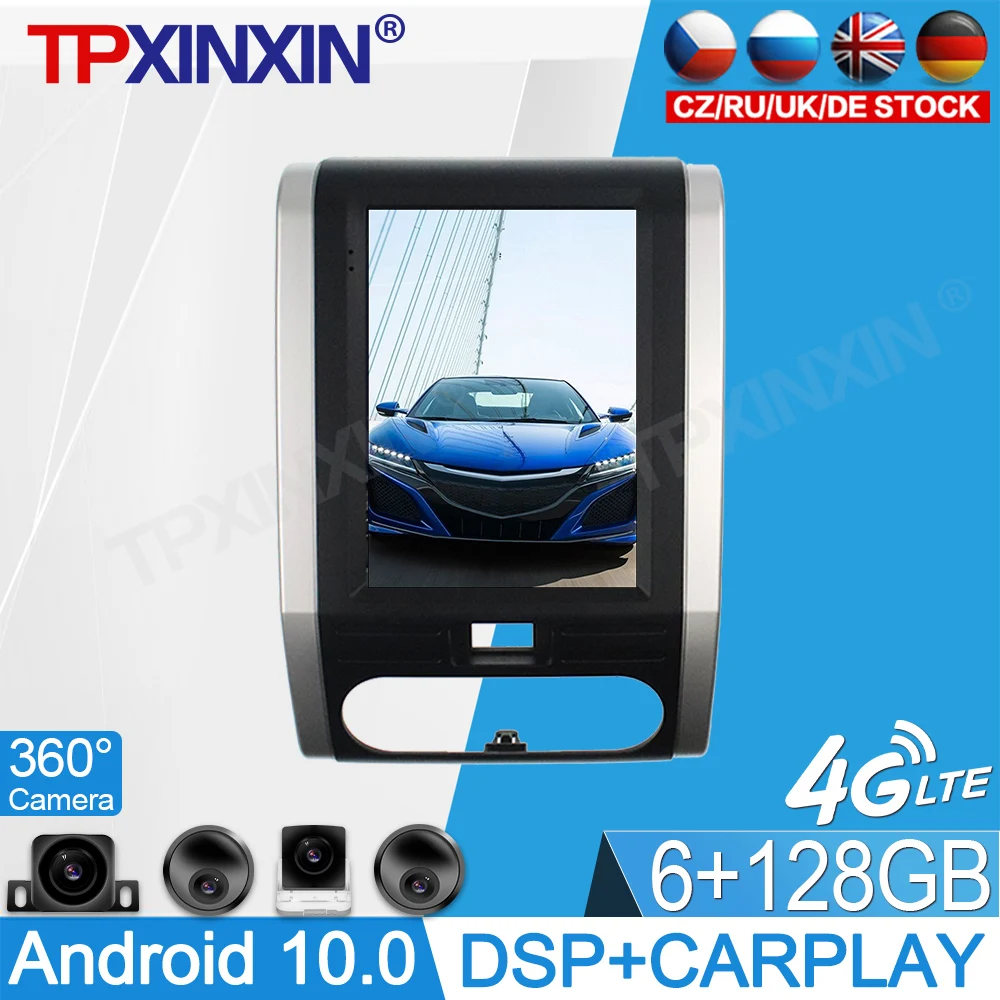 Android 10 128GB For Nissan X-Trail MX6 2008 2009 2010 2011 2012 2013 2014 2015 2016 Car Player DSP GPS Navigation  Multimedia