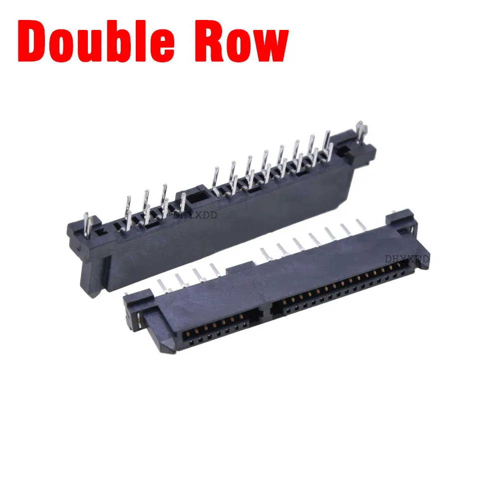 10Pcs SATA Connector Female 7P+15P 22Pin Double Row Dislocation Pin Hard disk interface Connector Socket