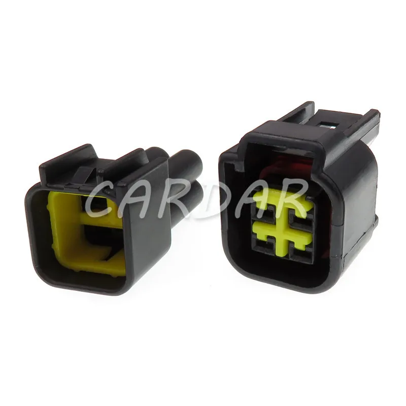 1 Set 4 Pin FWY-C-4F-B Car Connector Waterproof Wire Socket Connector AC Assembly 12444-5504-2 Ignition Coil Plug For Ford