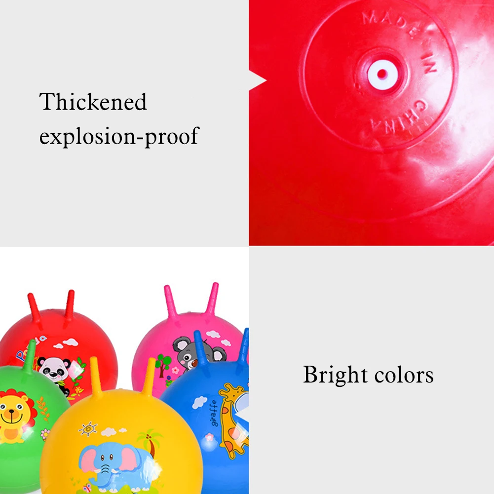 65Cm Kids Space Hopper Bouncing Balls Balance Exercise Educational Outdoor Sports Toys Kindergarten Jump Games Ball Randomcolor