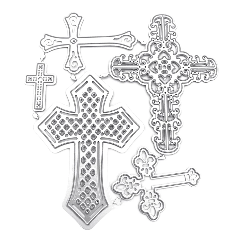 Cross Metal Cutting Dies Stencil Scrapbooking DIY Album Stamp Paper Card Mold Embossing Decoration