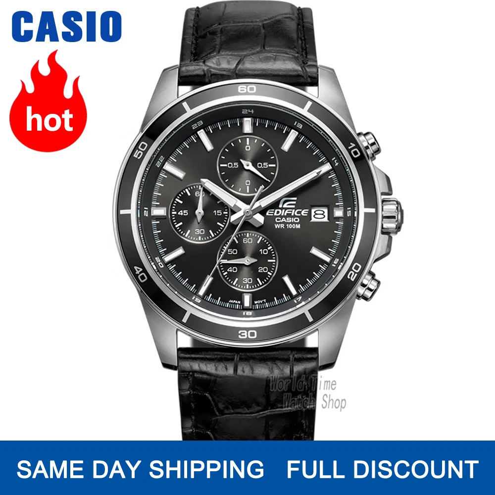 Reloj Casio Edifice reloj de los mejores hombres de la marca de lujo reloj de cuarzo Luminoso Cronógrafo Luminoso de los hombres reloj F1 elemento