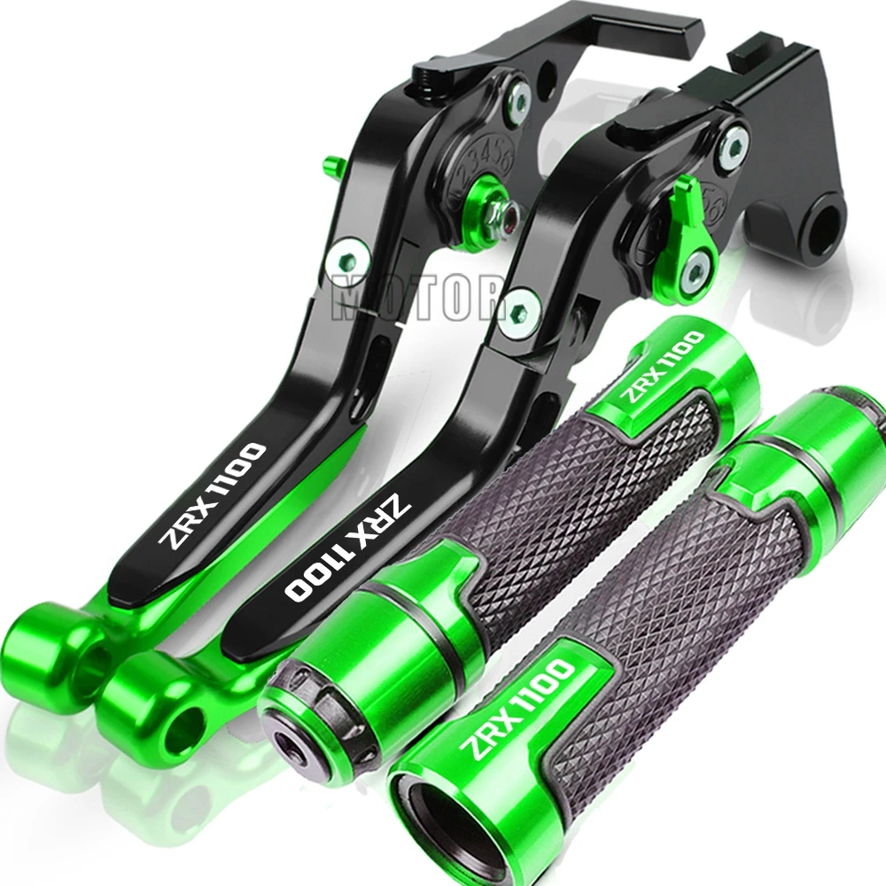 For Kawasaki ZRX1100 ZRX-1100 1999 2000 2001 2002 03 04 2005 2006 2007 Motorcycle Racing Grips Handle Grips Brake Levers Clutch