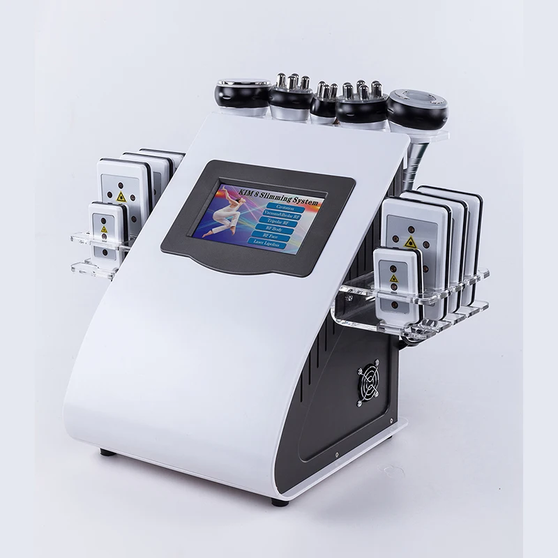 hot sell/home use 6 in 1 Vacuum Lipo Ultrasonic Cavitation Slimming massage Machine for spa