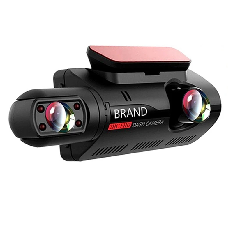 FHD Car DVR Camera Dash Cam Dual Record Video Recorder Dash Camera 1080P Parking Monitoring G-Sensor DashCam