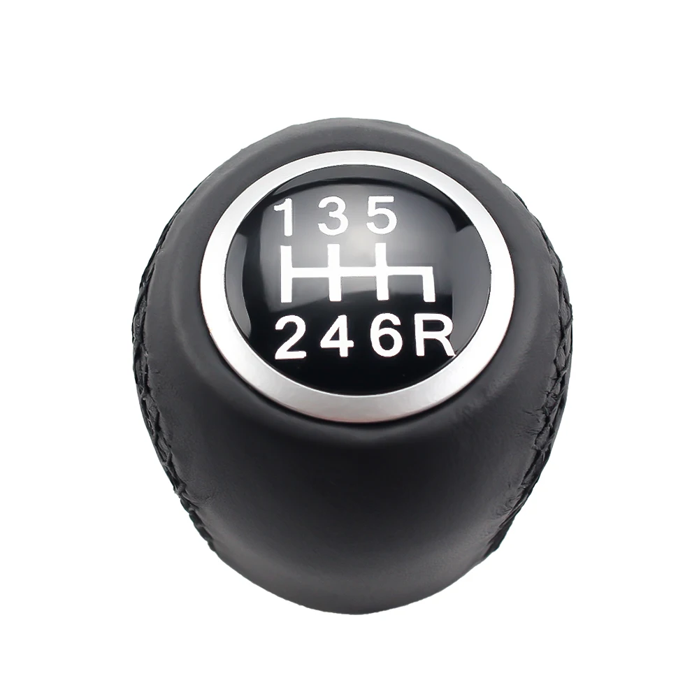 5 velocità 6 velocità pomello del cambio per auto Coveredr vera pelle per Fiat Grande PUNTO EVO FIAT PUNTO 2012 accessori per lo Styling dell\'auto