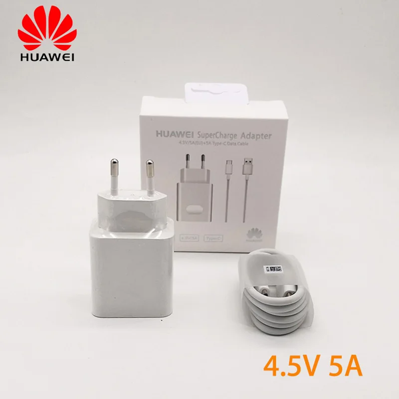 Original Huawei Charger nova 5 p20 p10  Mate 20 10 9 Pro Plus Supercharge EU UK Wall adapter 5A Fast Quick Charge 22.5w