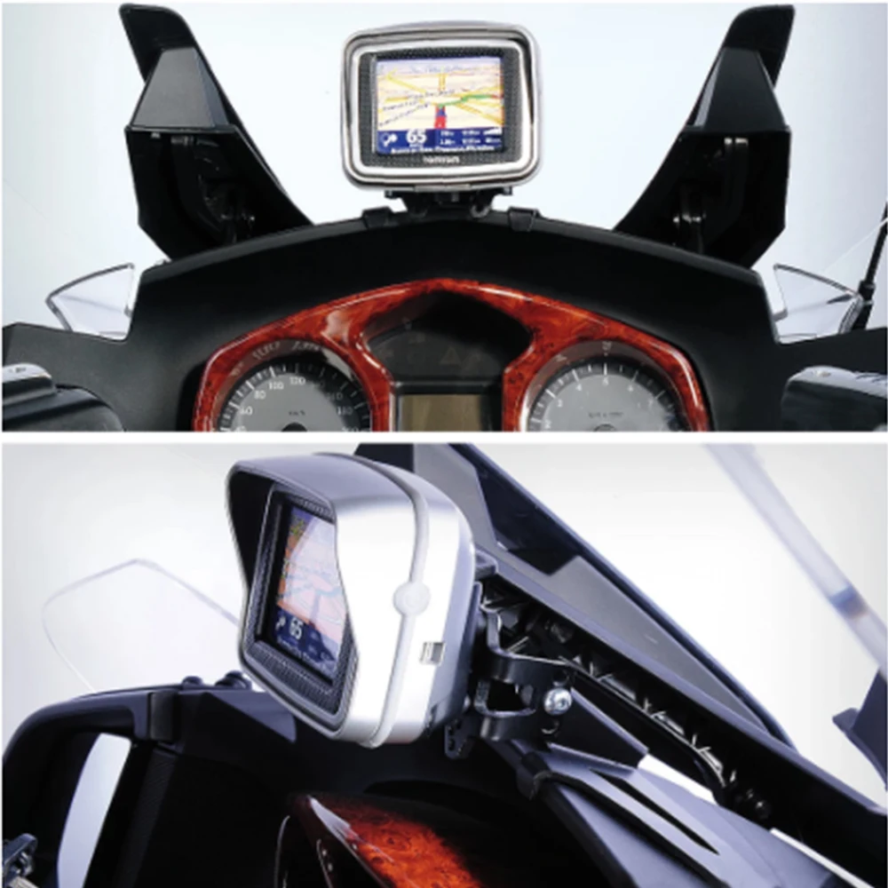 New Navigation Bracket Motorcycle For BMW R 1200 RT R1200RT Below 2009 GPS Navigator USB Charging Phone Holder