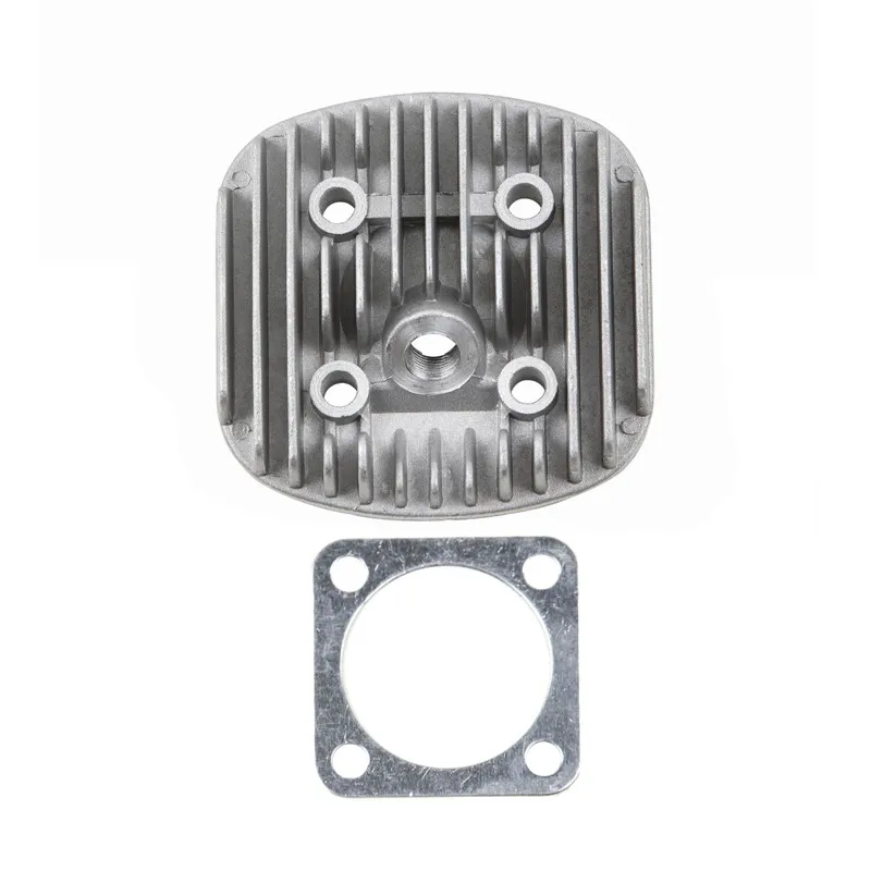 TDPRO New Silver Motor Cylinder Head Cover + Gasket Suitable For 66cc 70cc 80cc 2-Stroke Engine Motorized Bicycle Bike ATV Kits