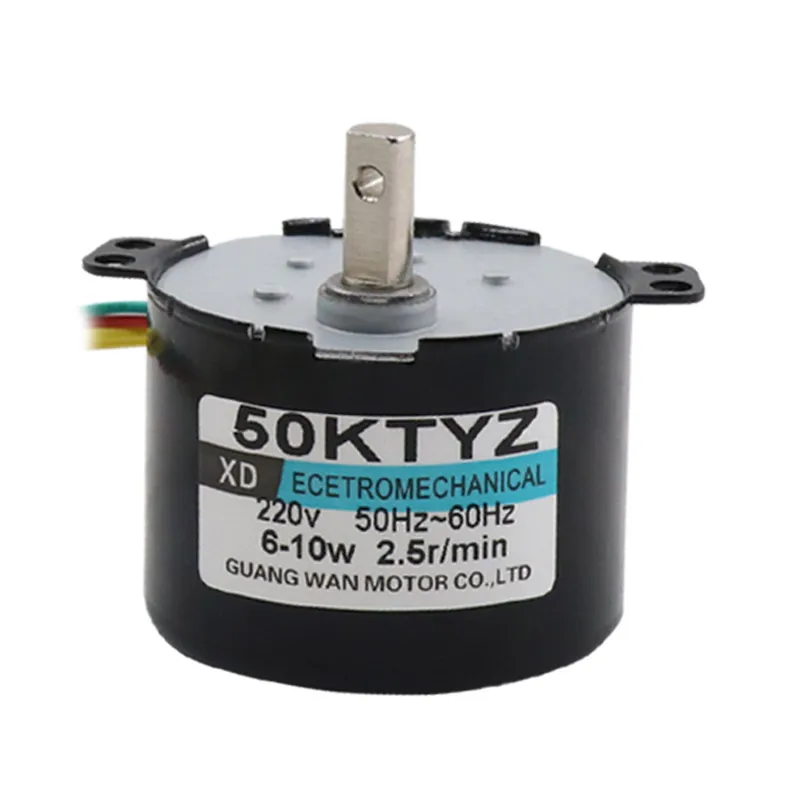 

50ktyz Permanent Magnet Synchronous Motor 220V AC Motor Positive and Negative Gear Reduction Micro Motor Slow Small Motor IE 2