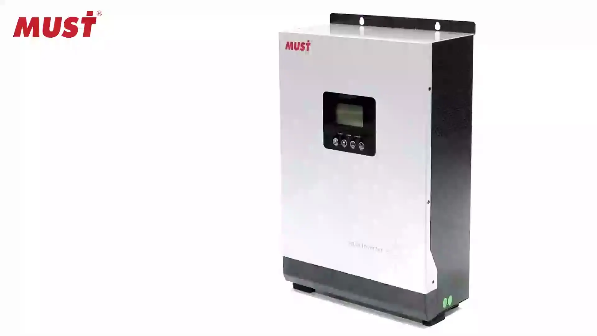 Must 3kw DC48V to AC230V Hybrid Inverter Built-in 80A MPPT Charge Controller