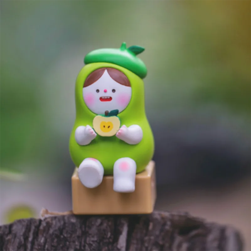子供のための木製のブラインドボックス,フロストファームコンのおもちゃ,カワイイ,アニメの置物,サプライズボードバッグ,誕生日プレゼント