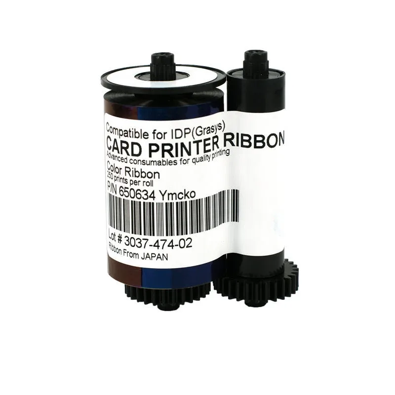 

Compatible smart IDP 650634 SIADC-S-YMCKO Color Ribbon 250prints compatible ribbon 650634 for idp smart 30 50S card printer