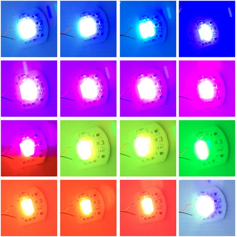 Imagem -04 - Fonte de Luz Colorida com Chip ic Inteligente Holofote para Holofote de Led com 220v e 30 w Rgb Ac220v 30 w Peça