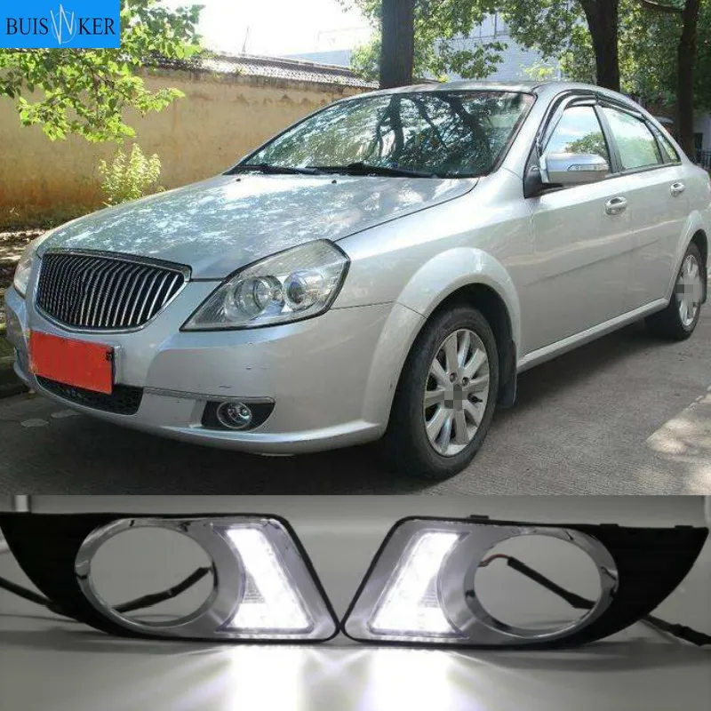 

2PCS For Buick Excelle 2008-2012 Auto LED Daytime Light Running Light DRL Front Fog Lamp Day Light