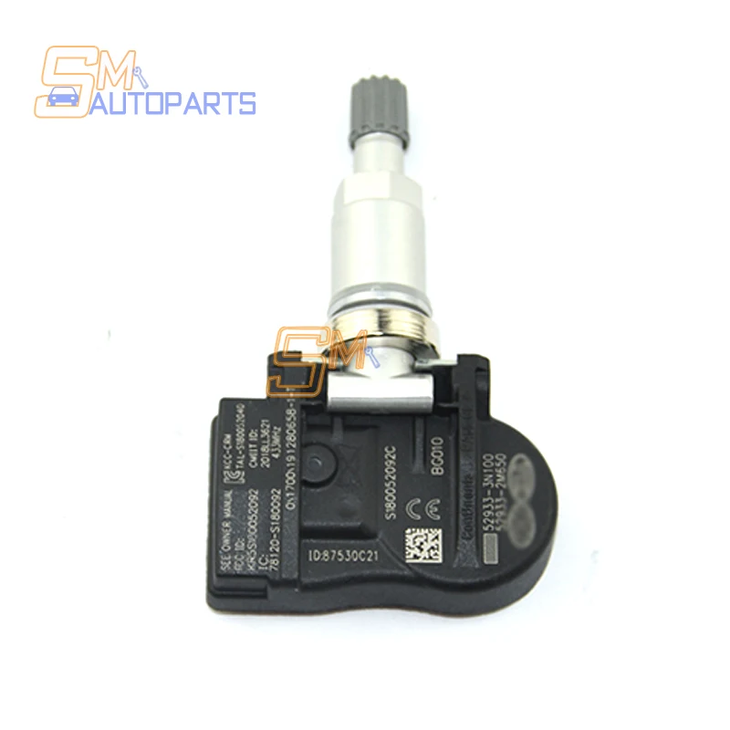 1PCS 52933-3N100 TPMS Tire Pressure Sensor For Hyundai Accent Kia Sorento 52933-2M650 52933 3N100 529333N100 433 MHz