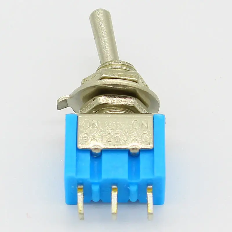 5pcs Mini MTS-102 3-Pin SPDT ON-ON 6A 125VAC Miniature Toggle Switches